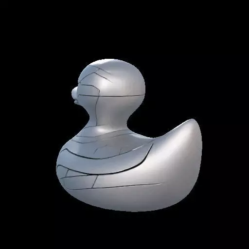 Tesla Duck A Rubber Duck in the Style of Tesla Design 3D print model_20