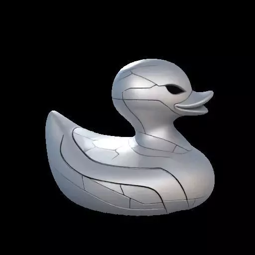 Tesla Duck A Rubber Duck in the Style of Tesla Design 3D print model_7