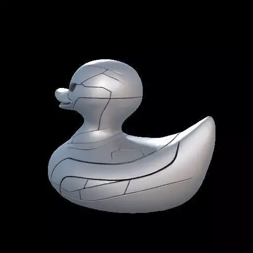 Tesla Duck A Rubber Duck in the Style of Tesla Design 3D print model_22
