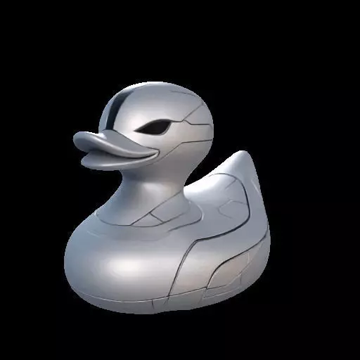 Tesla Duck A Rubber Duck in the Style of Tesla Design 3D print model_25