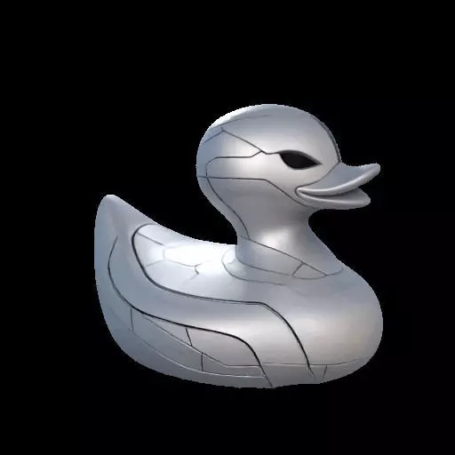 Tesla Duck A Rubber Duck in the Style of Tesla Design 3D print model_6