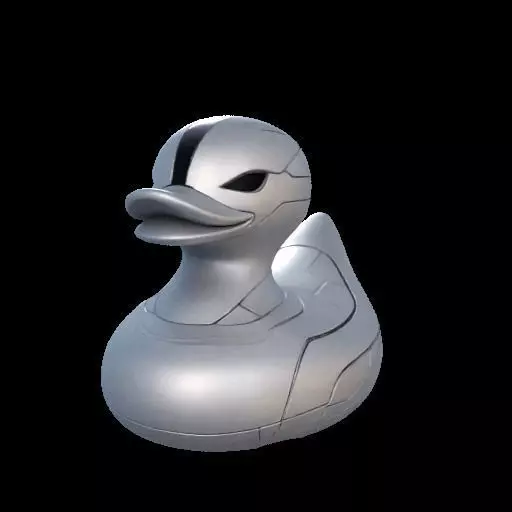 Tesla Duck A Rubber Duck in the Style of Tesla Design 3D print model_26