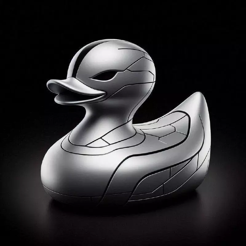 Tesla Duck A Rubber Duck in the Style of Tesla Design 3D print model_0