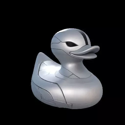 Tesla Duck A Rubber Duck in the Style of Tesla Design 3D print model_4
