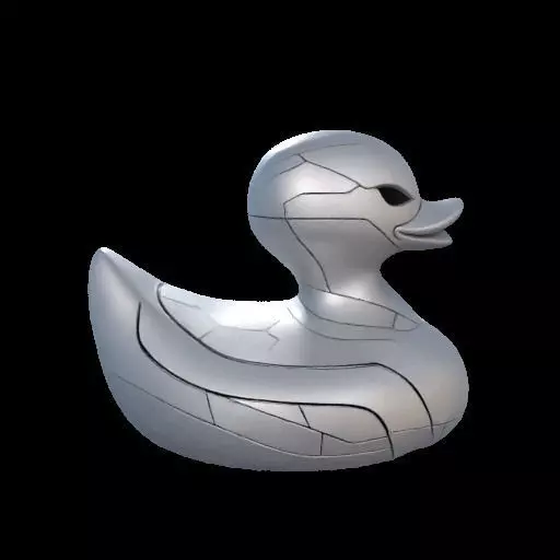 Tesla Duck A Rubber Duck in the Style of Tesla Design 3D print model_8