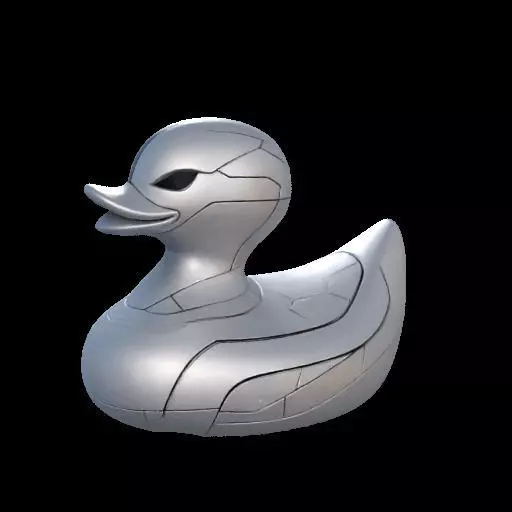 Tesla Duck A Rubber Duck in the Style of Tesla Design 3D print model_13