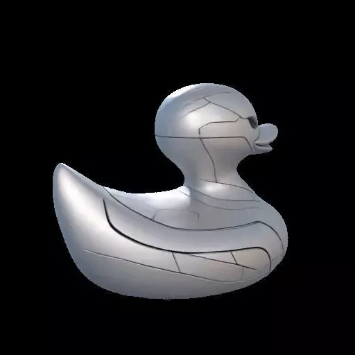 Tesla Duck A Rubber Duck in the Style of Tesla Design 3D print model_10