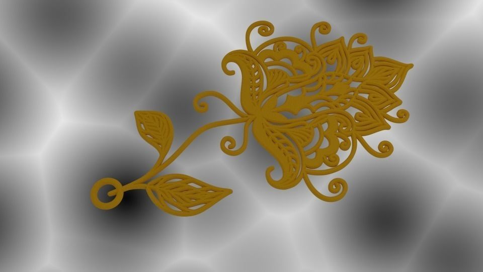 Flower Designs 12 Types 3D print model_0