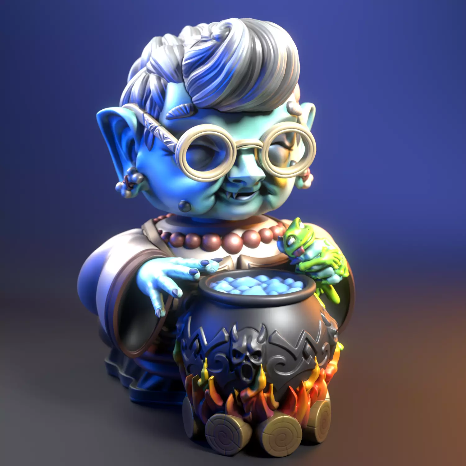 Hag Bobble Head 3D print model