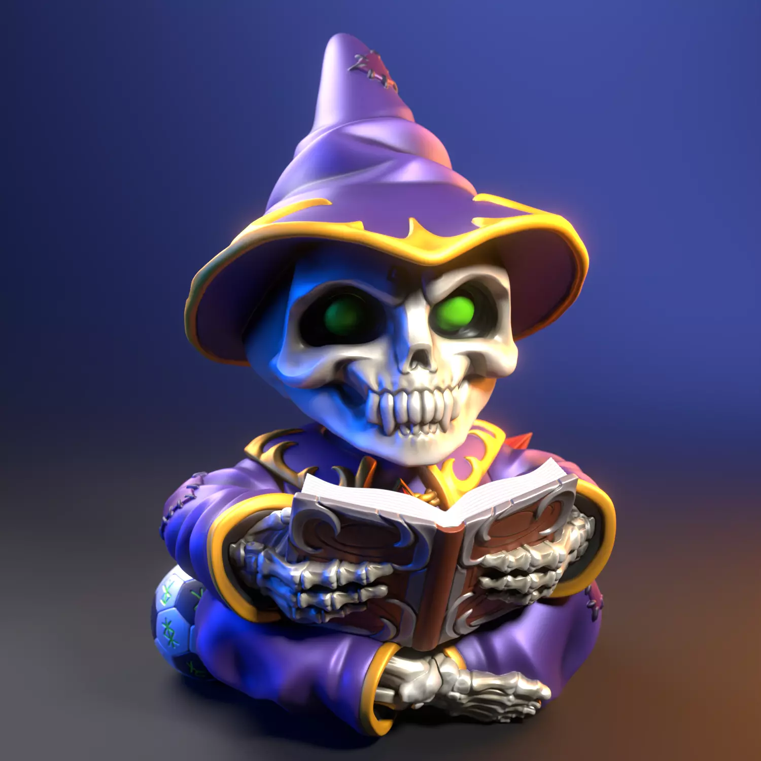 Lich Bobble Head 3D print model