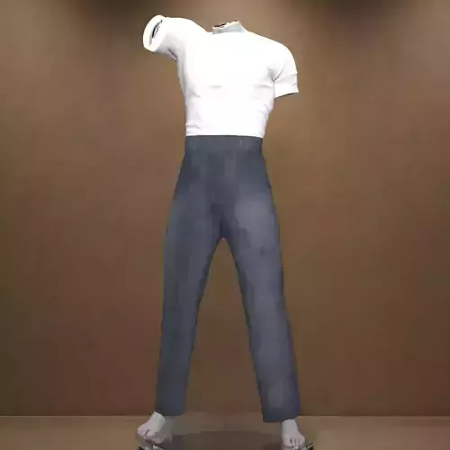 Greaser dForce Outfit for Genesis 9 3D model