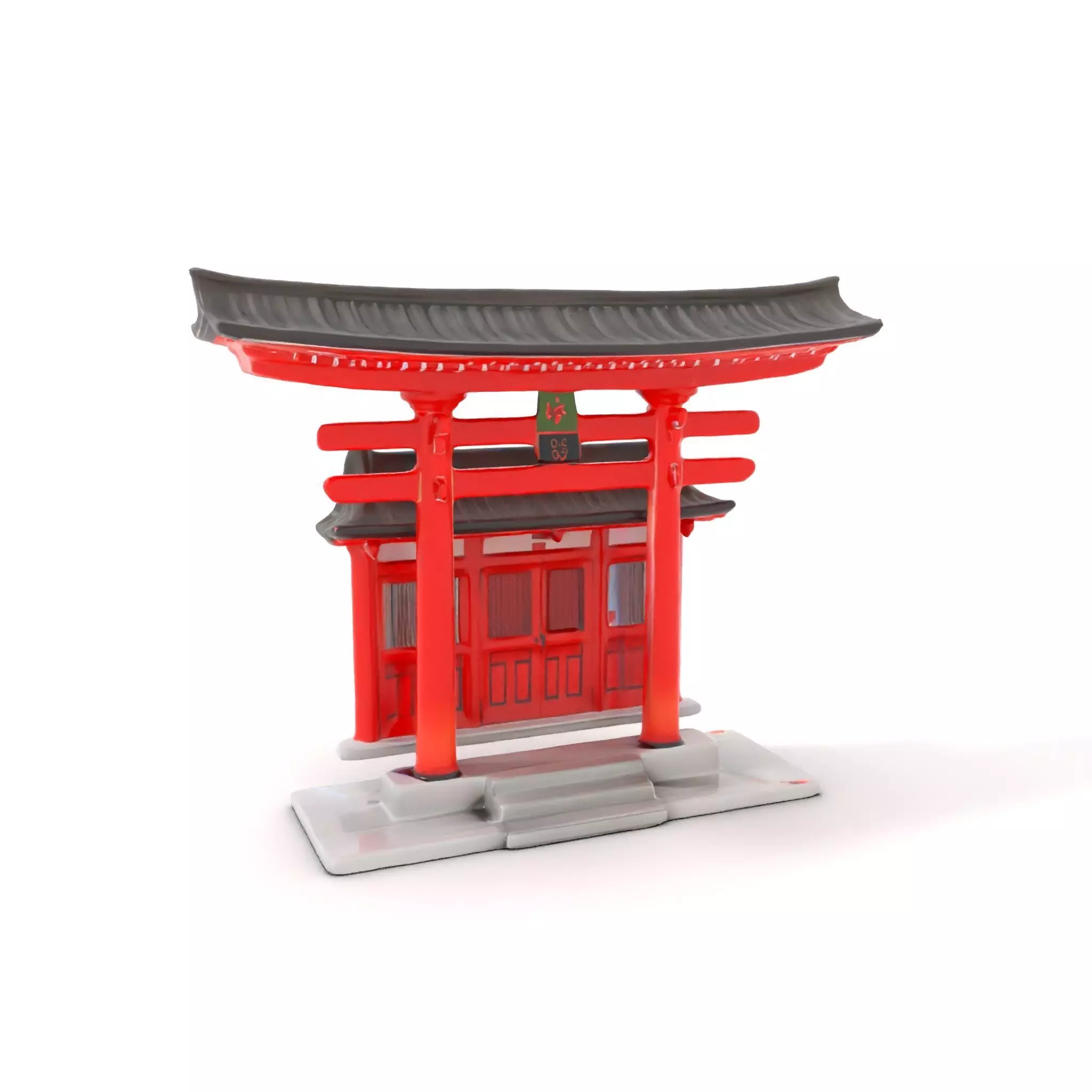 Traditional Red Torii model pack Low-poly 3D model_0