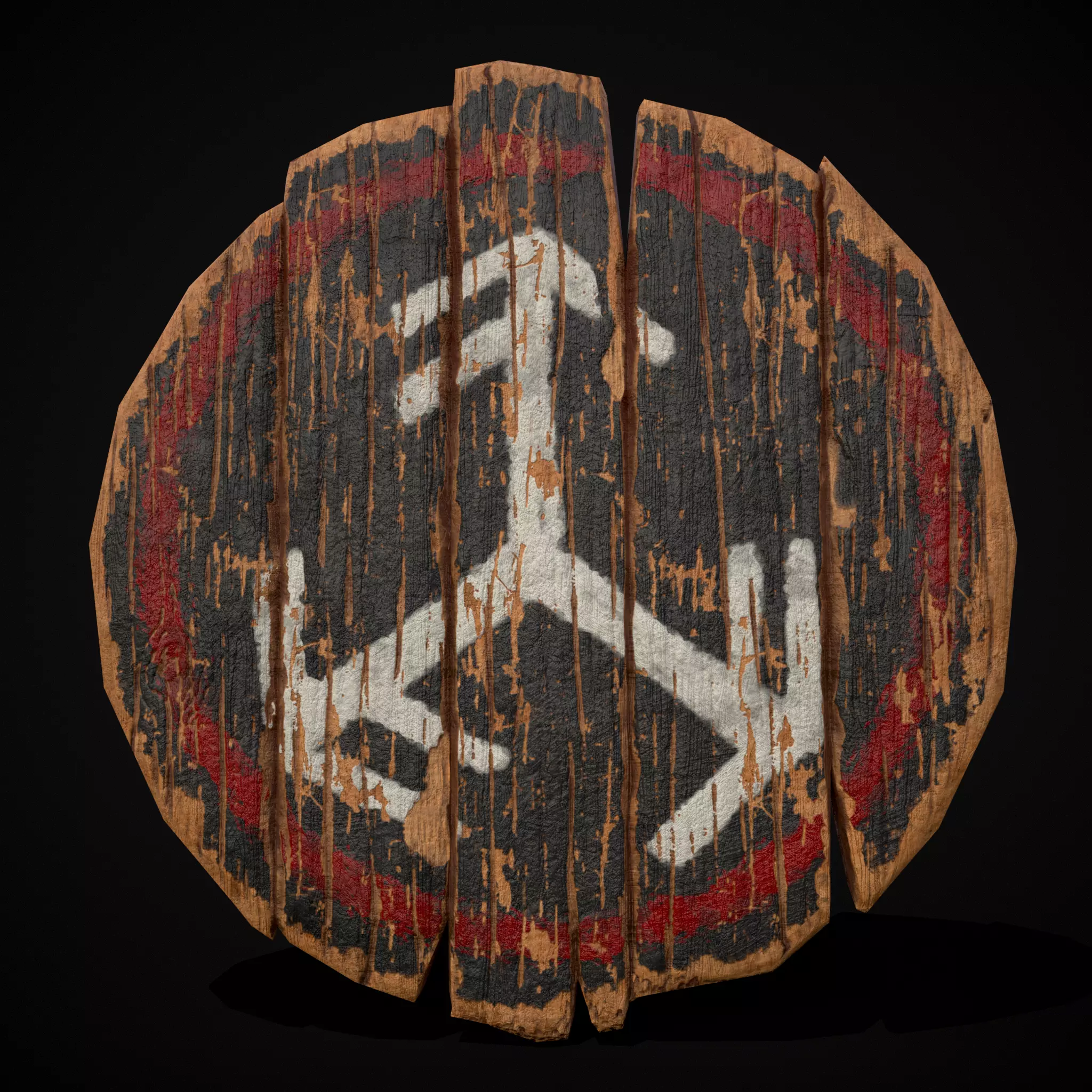 BRW Slavic Coat of Arms Low-poly 3D model