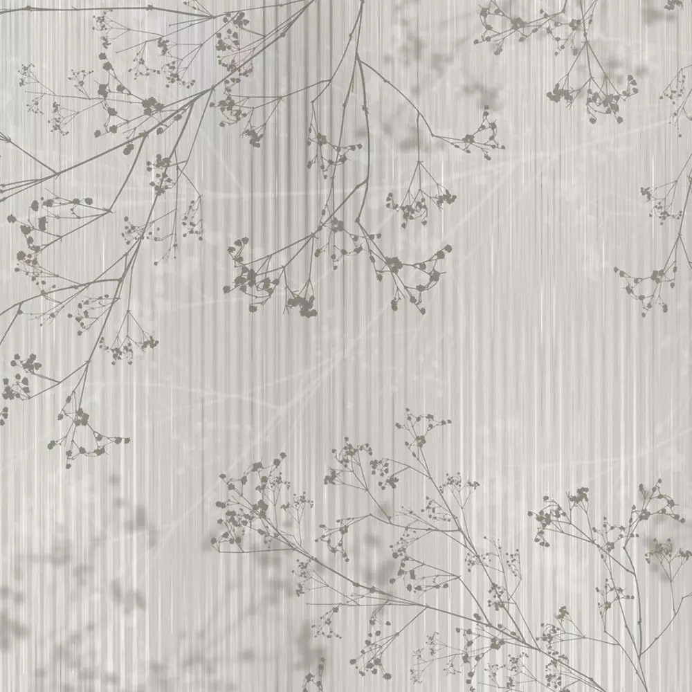 Gypsophila Sprigs on Fluted Glass Texture_2