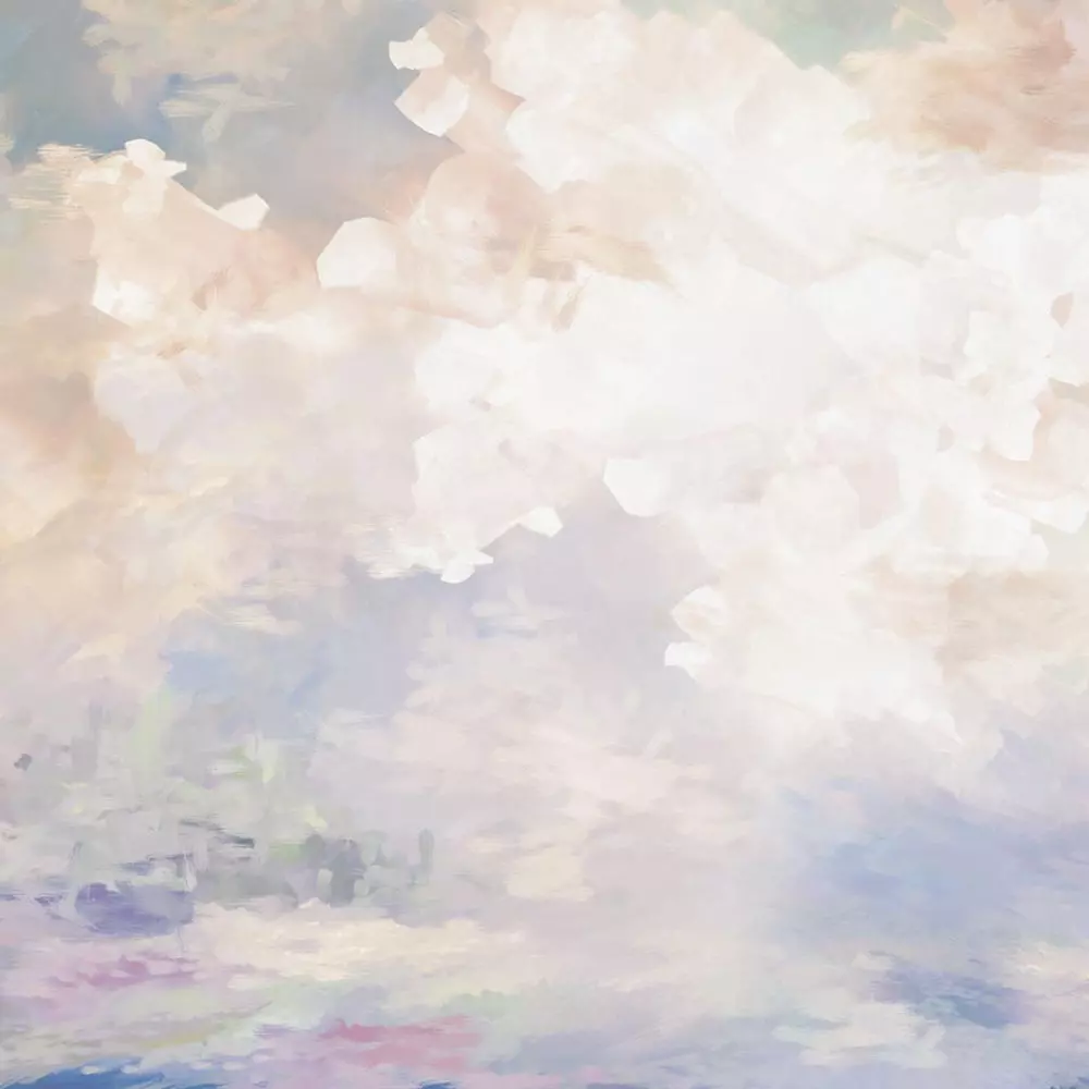 Soft Abstract Sky Light Mural Texture_3