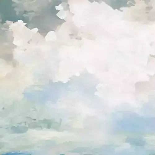 Soft Abstract Sky Light Mural 