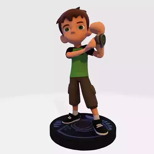 Ben 10 Collectible Figurine Ready  3D Printing 3D print model