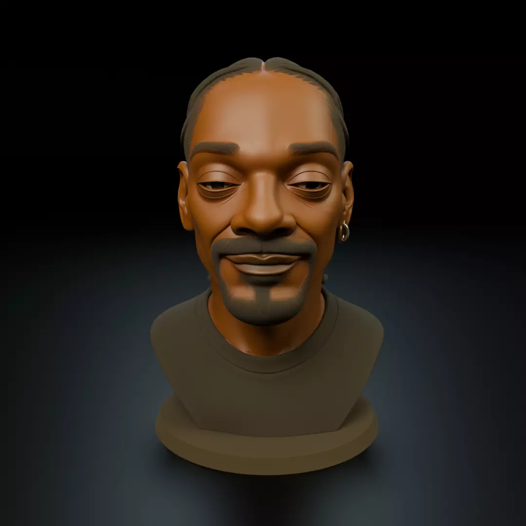bust of man 3D print model_16