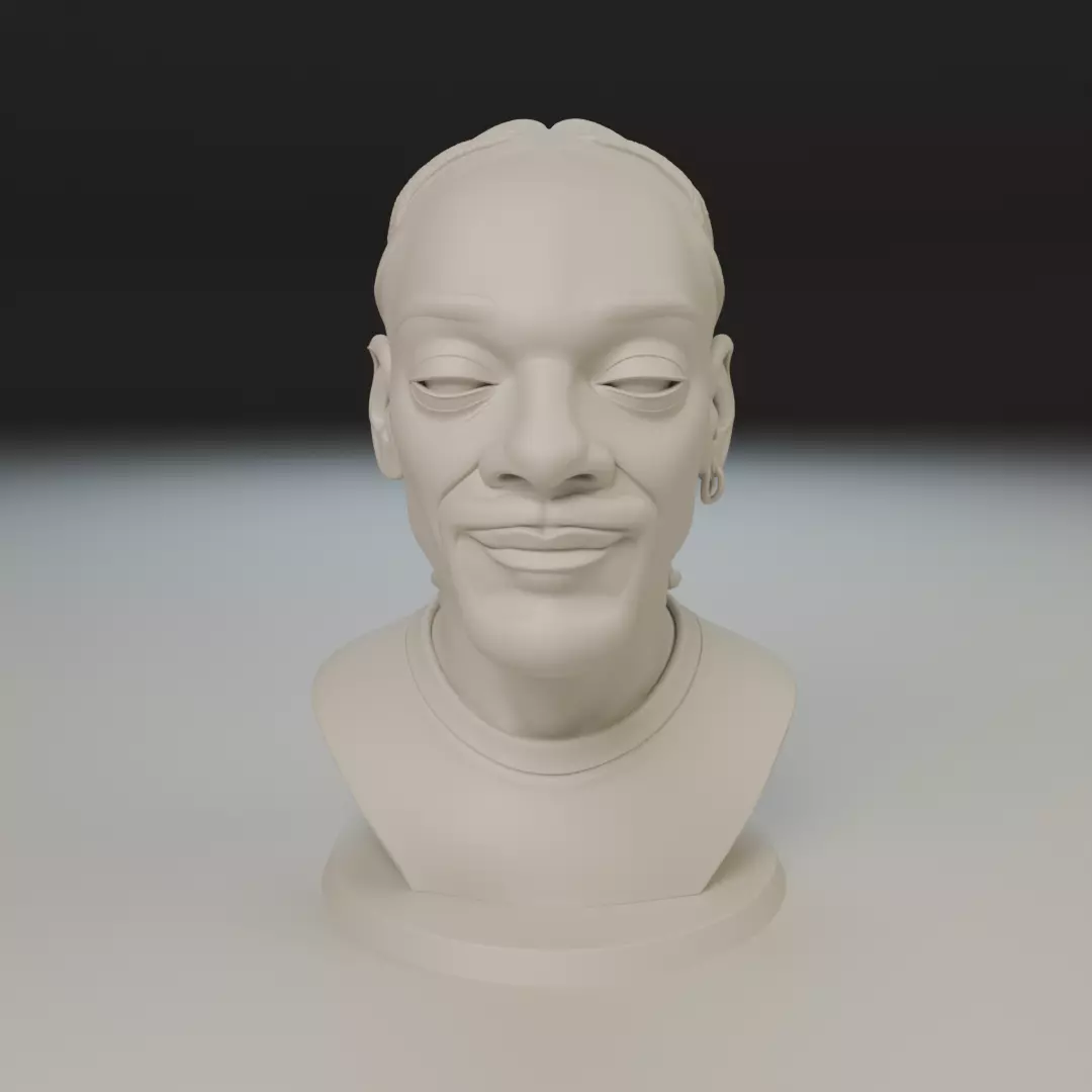 bust of man 3D print model_15