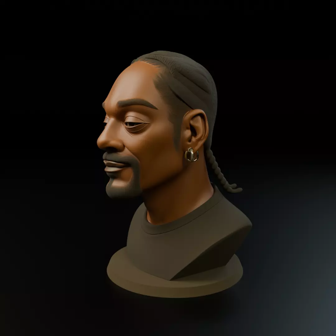 bust of man 3D print model_10