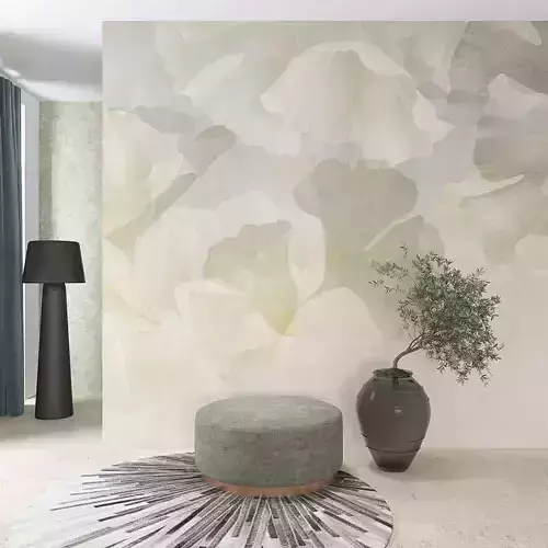 Oversized Ginkgo Leaf Wash
