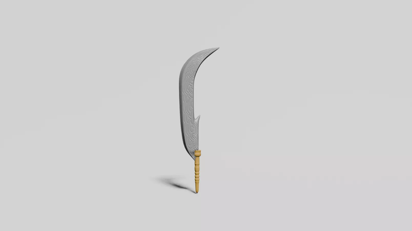 ira Cosplay Go Dok Woldo Glaive weapon Kpop Demon Hunters 3D print model