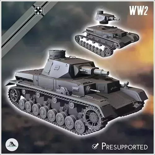 Panzer IV Ausf A - Germany Eastern Western Front France Early Po