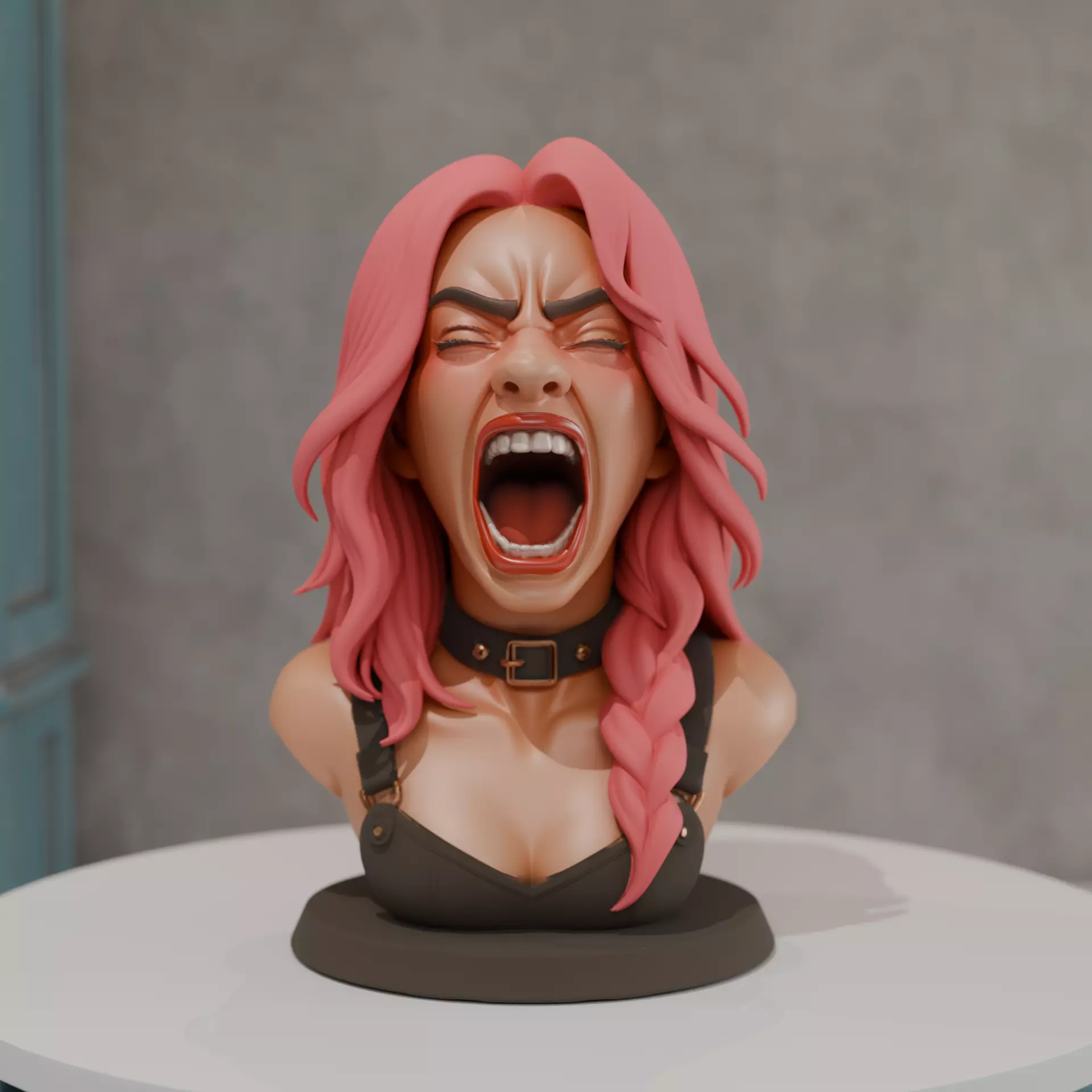 bust of woman 3D print model_0