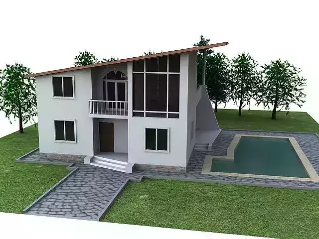 House with swimming pool