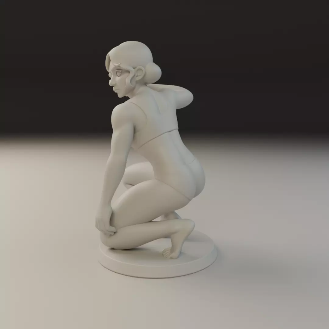 pin-up Fitness 3D print model_3