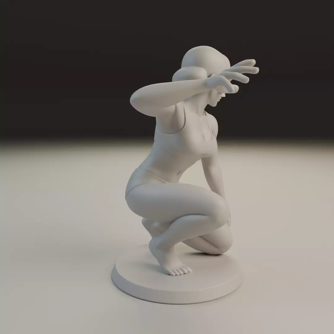pin-up Fitness 3D print model_1