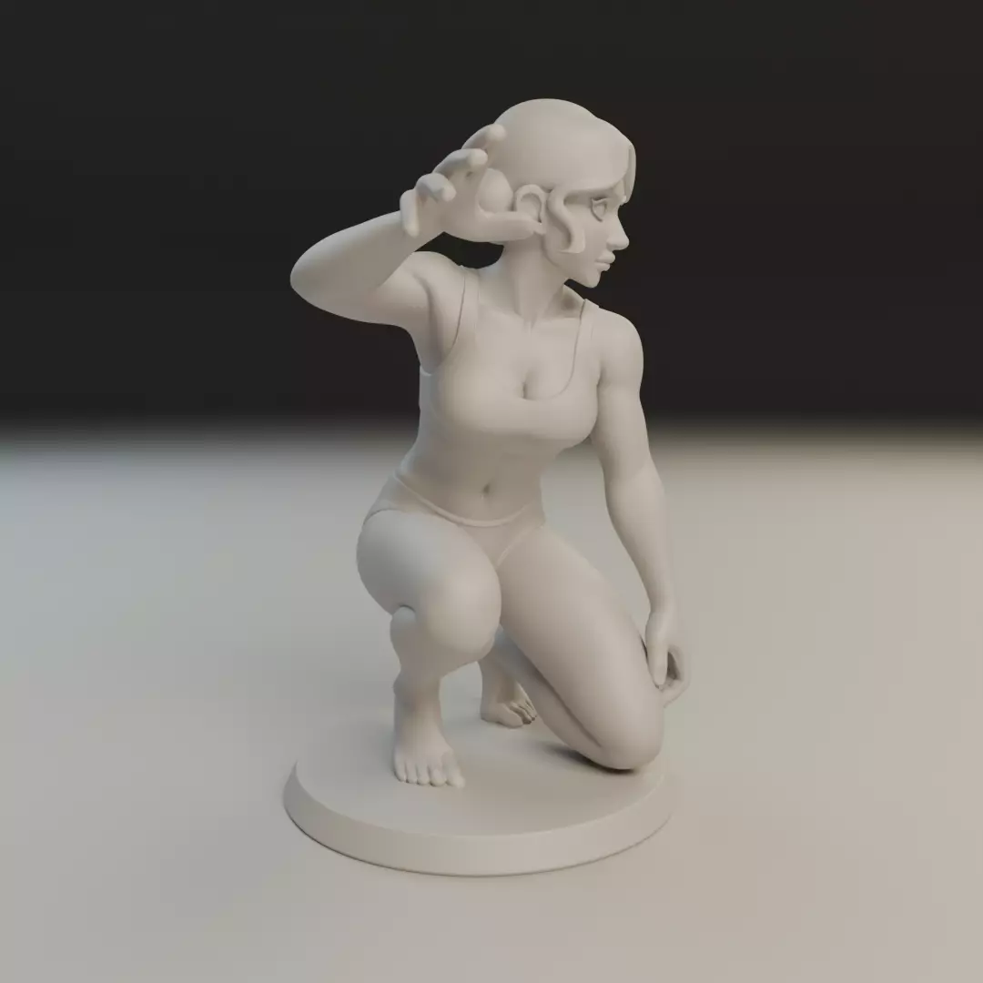 pin-up Fitness 3D print model_11