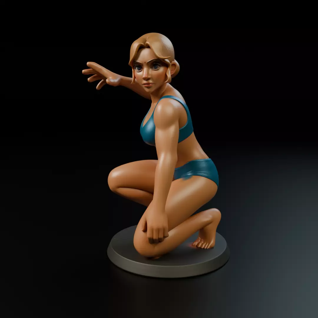 pin-up Fitness 3D print model_10