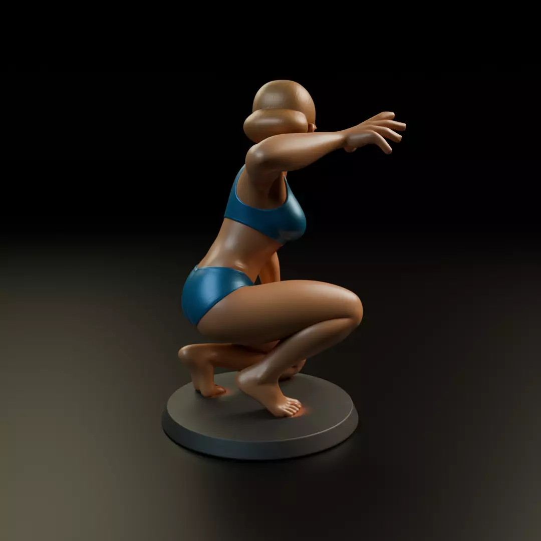 pin-up Fitness 3D print model_14