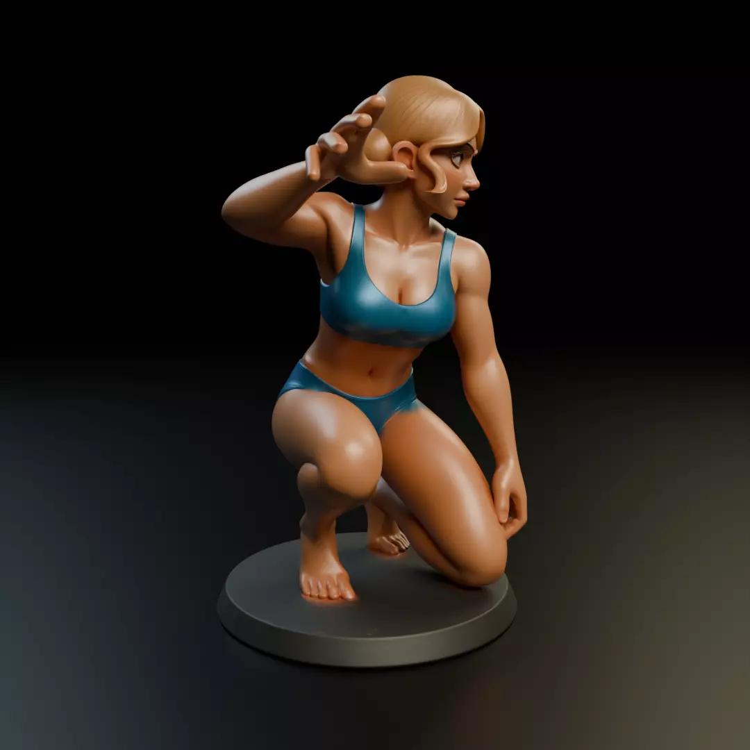 pin-up Fitness 3D print model_12