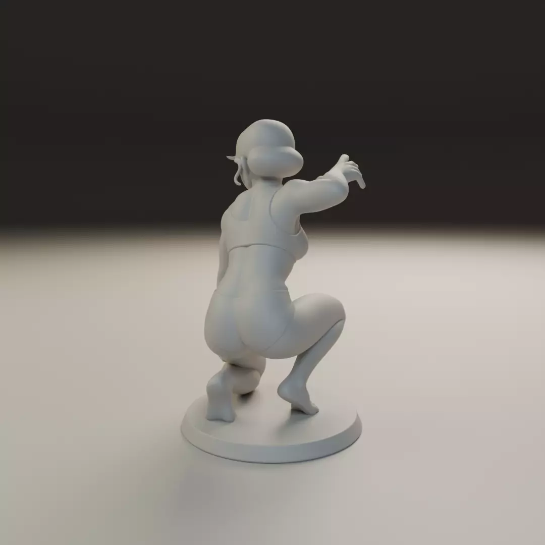 pin-up Fitness 3D print model_5