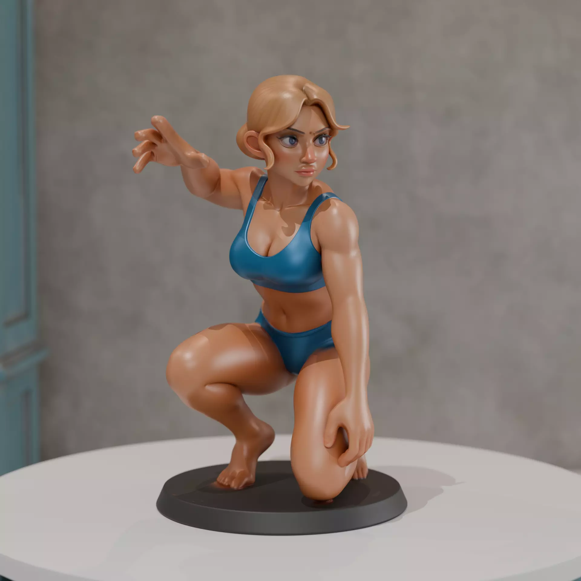 pin-up Fitness 3D print model_0
