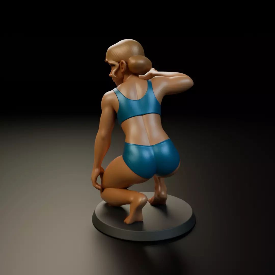 pin-up Fitness 3D print model_8