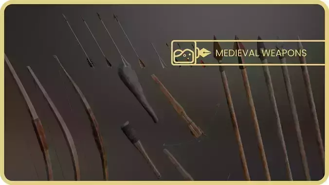Medieval Weapons 3D Asset Pack
