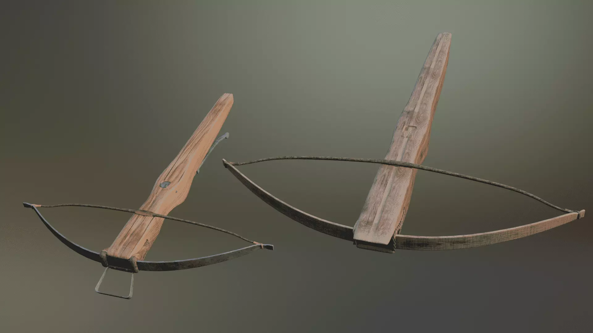 Medieval Weapons 3D Asset Pack Low-poly 3D model_4