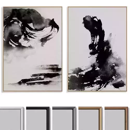 Abstract Painting Frame set