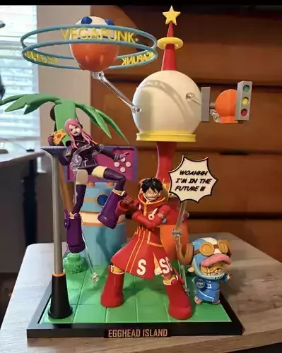 Egghead Island Diorama 