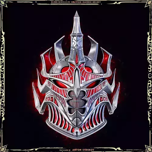 Daedric Helmet from The Elder Scrolls IV Oblivion Remastered