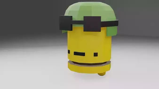 Tanker Low Polly Model Free low-poly 3D model