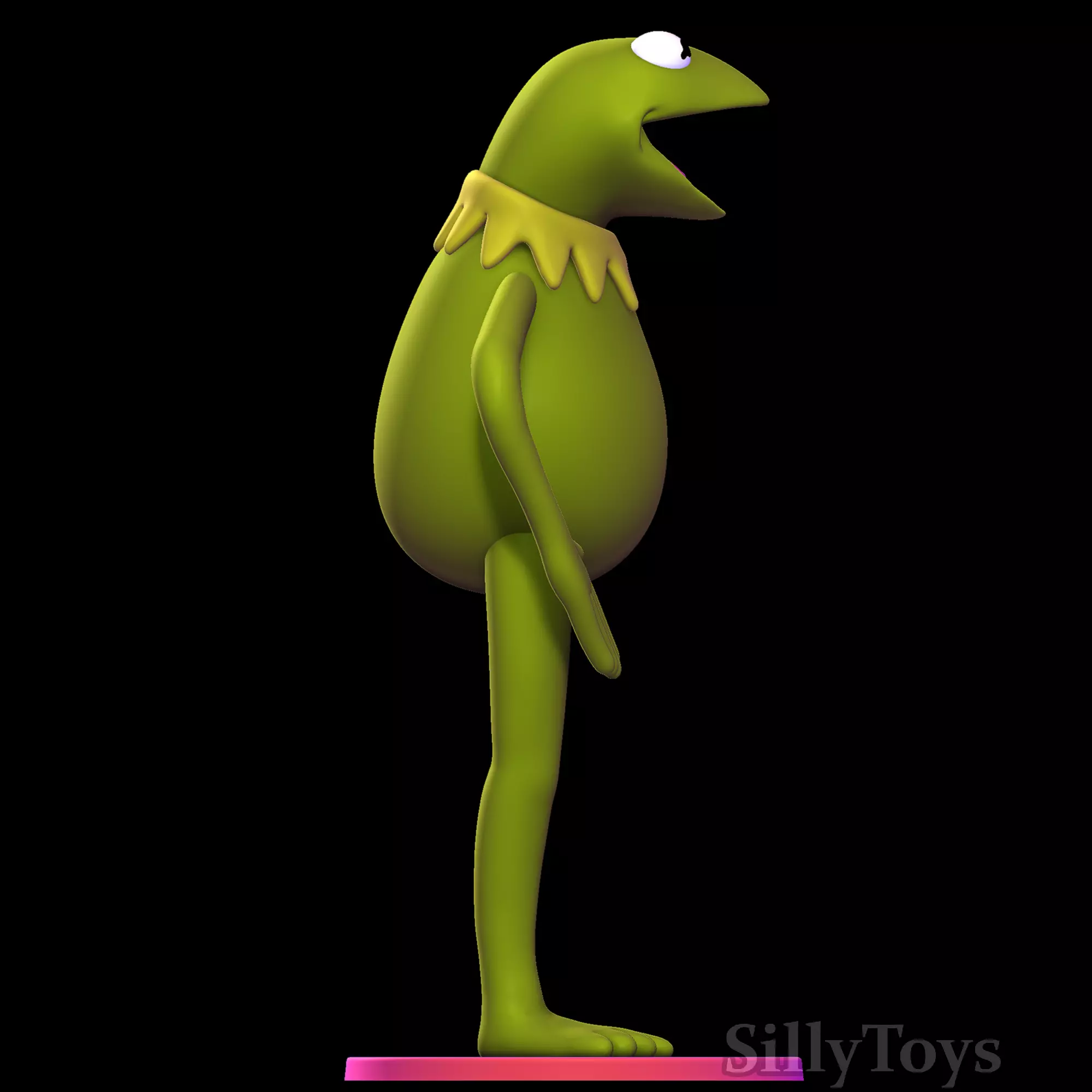 Kermit the Frog 3D print model_2