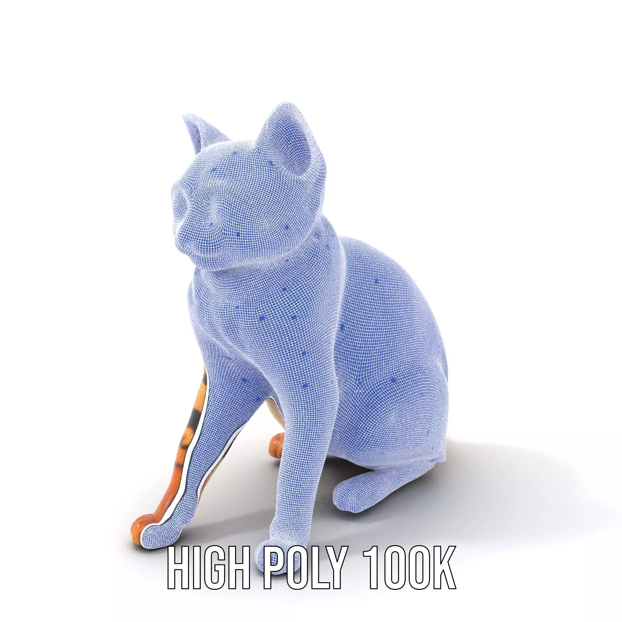 Spotted Bengal Cat model pack Low-poly 3D model_4