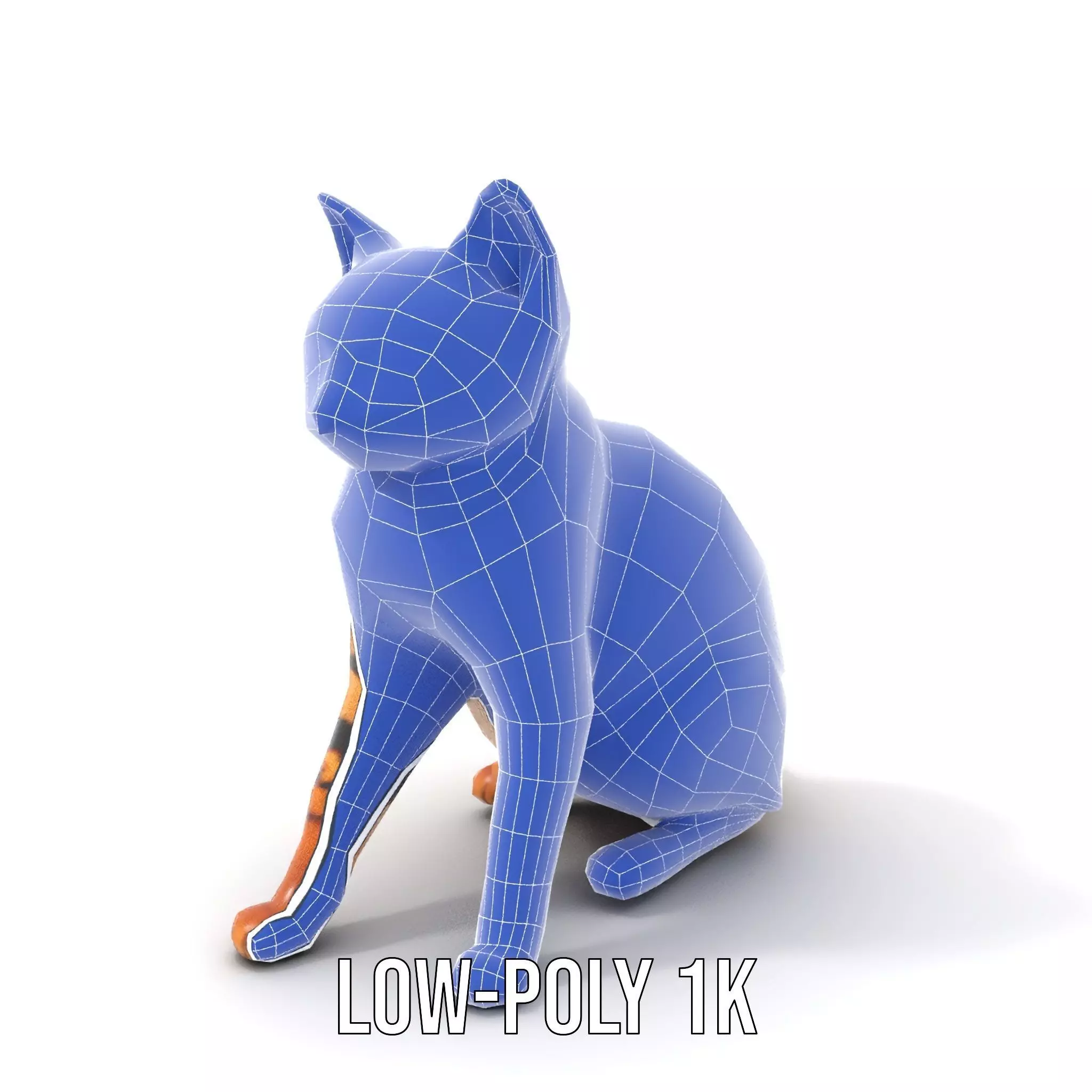Spotted Bengal Cat model pack Low-poly 3D model_25
