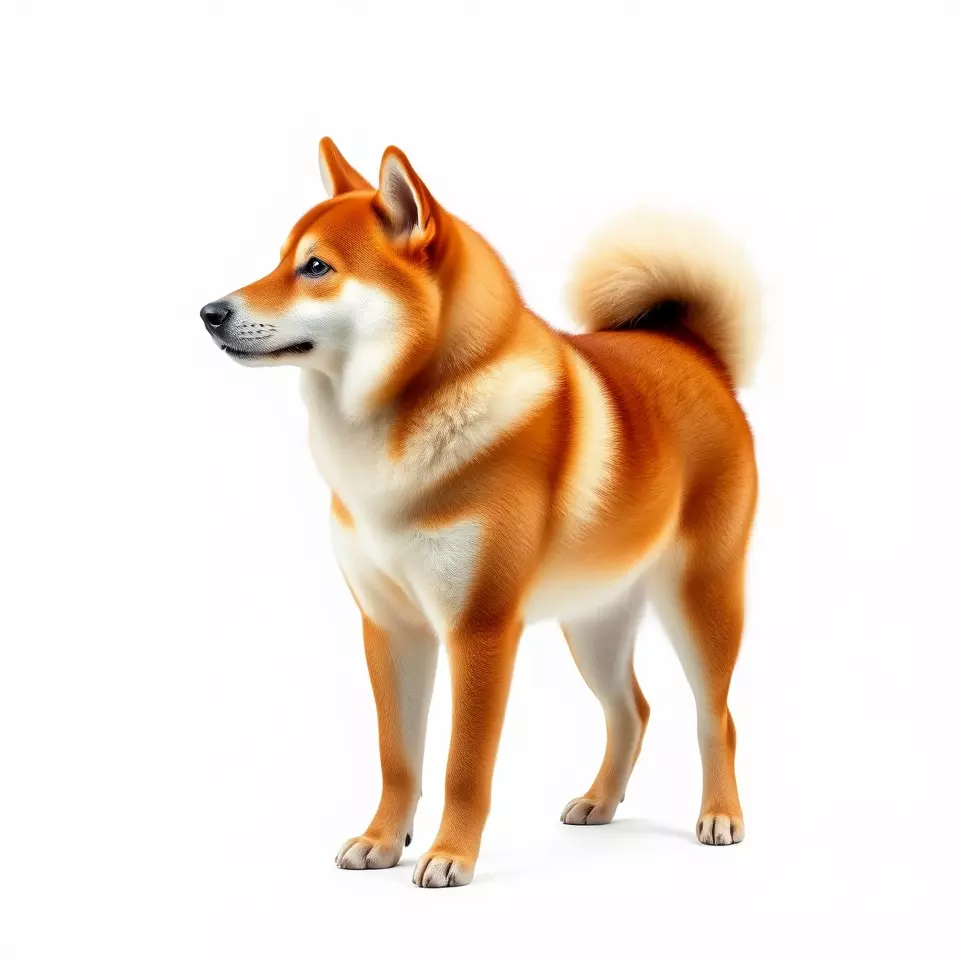 Shiba Inu Fur model pack Low-poly 3D model_2