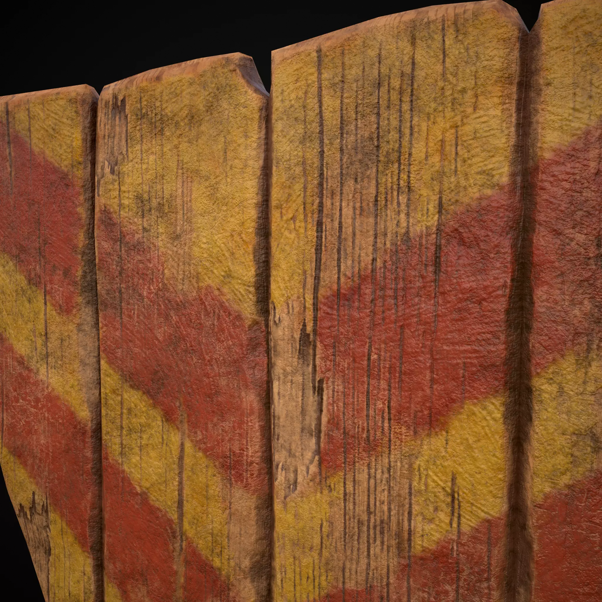 R Y Stripes Coat of Arms Low-poly 3D model_15