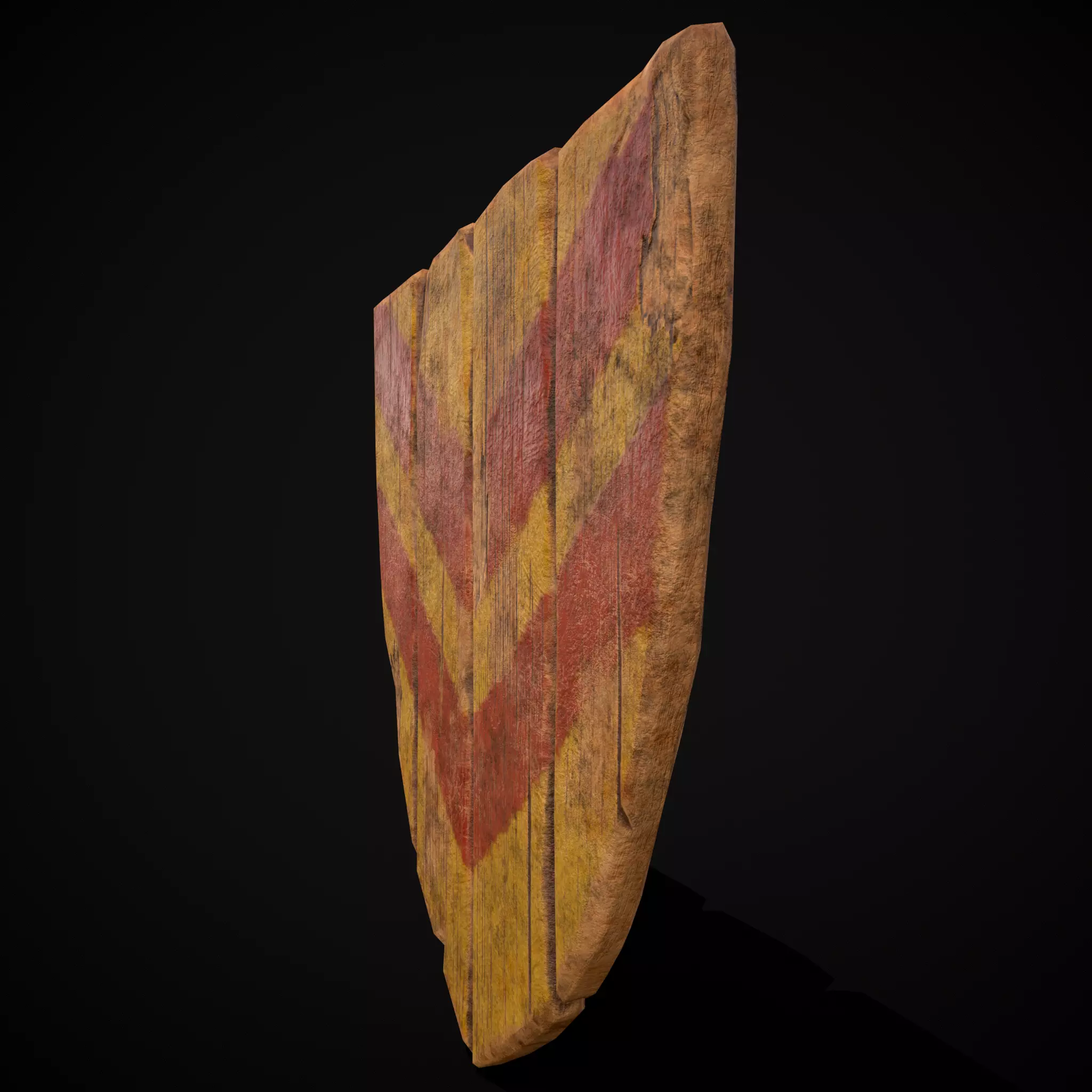 R Y Stripes Coat of Arms Low-poly 3D model_5